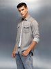 Men's Casual Slim Fit Denim Shirt | Grey