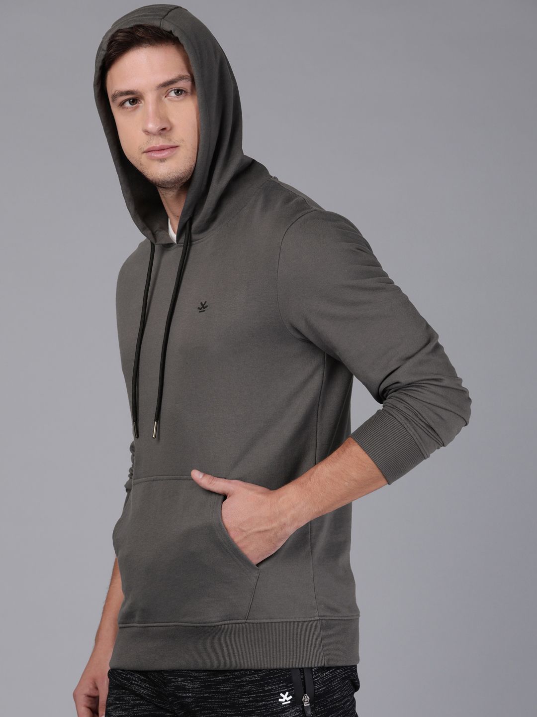 Dark Grey Casual Sweatshirt