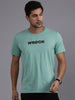 Wrogn Typography Green T-Shirt