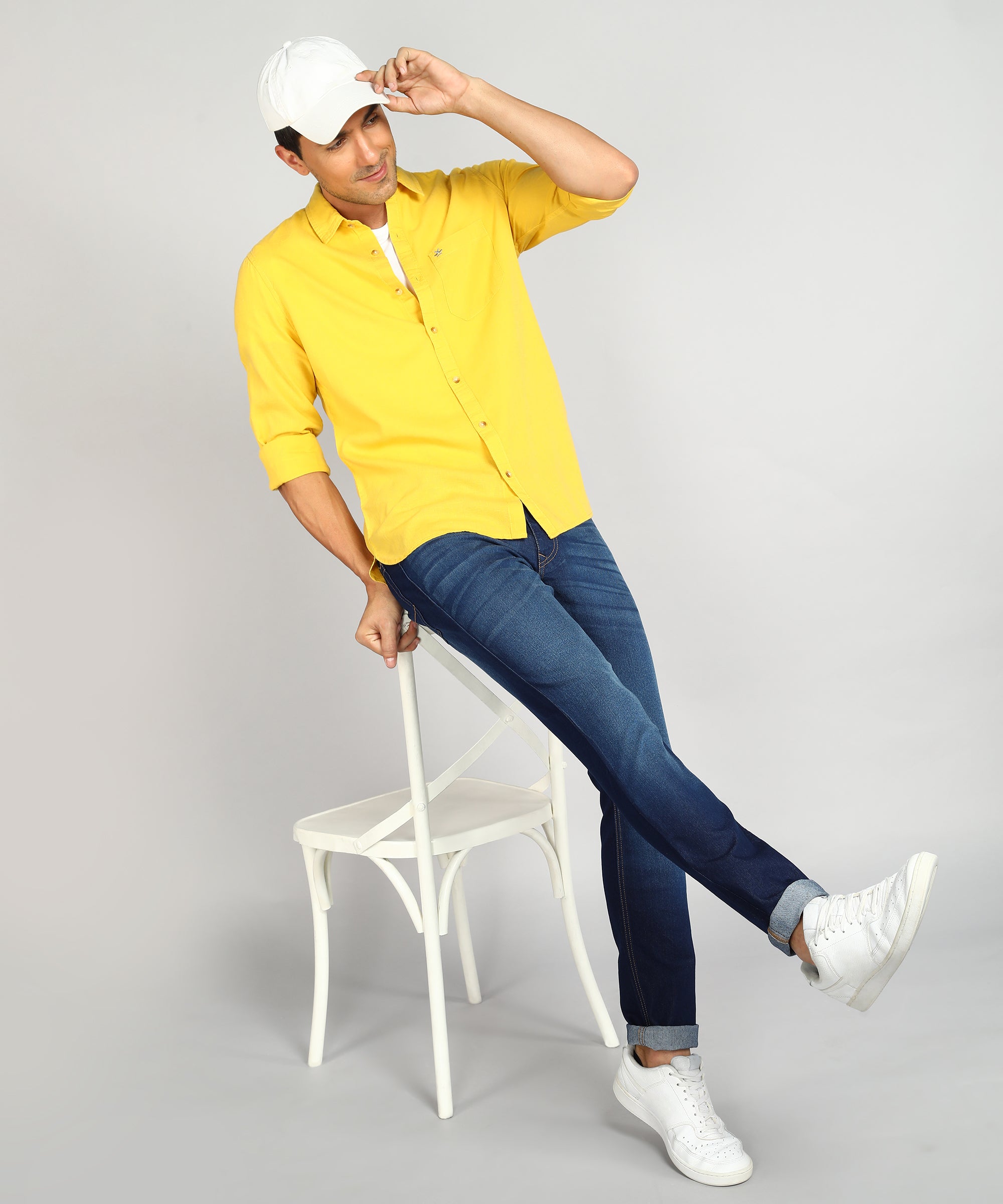 Premium Solid Mustard Shirt