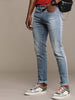 Basic Slim Fit Light Fade Denim Jeans