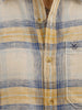 Classic Slim Fit Checkered Shirt | Beige