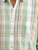 Regular Fit Checkered Full Sleeve Shirt | Green