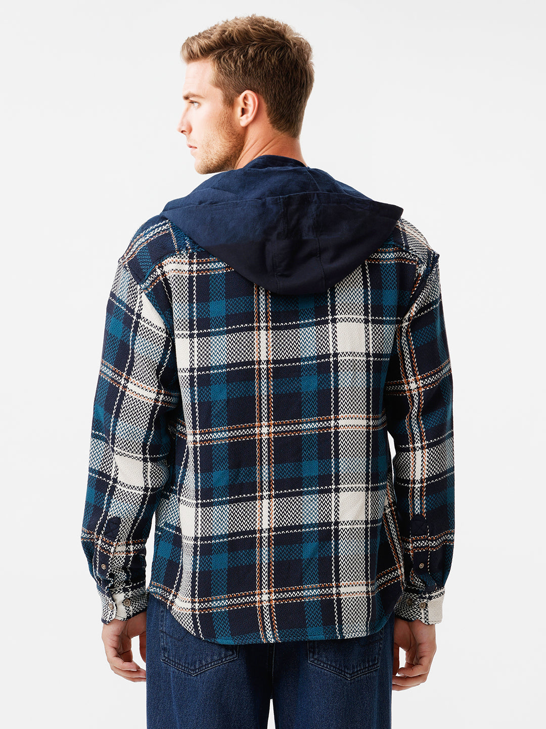 Blue Daze Hooded Shirt