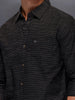 Men's Casual Regular Fit Shirt   |  Black
