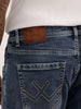 Faded Straight Fit Denim Jeans | Blue | WJN0200SR2223S