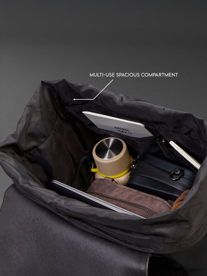 Textured Everyday Backpack | Black (30L)