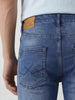 Faded Slim Fit Denim Jeans | Light Blue
