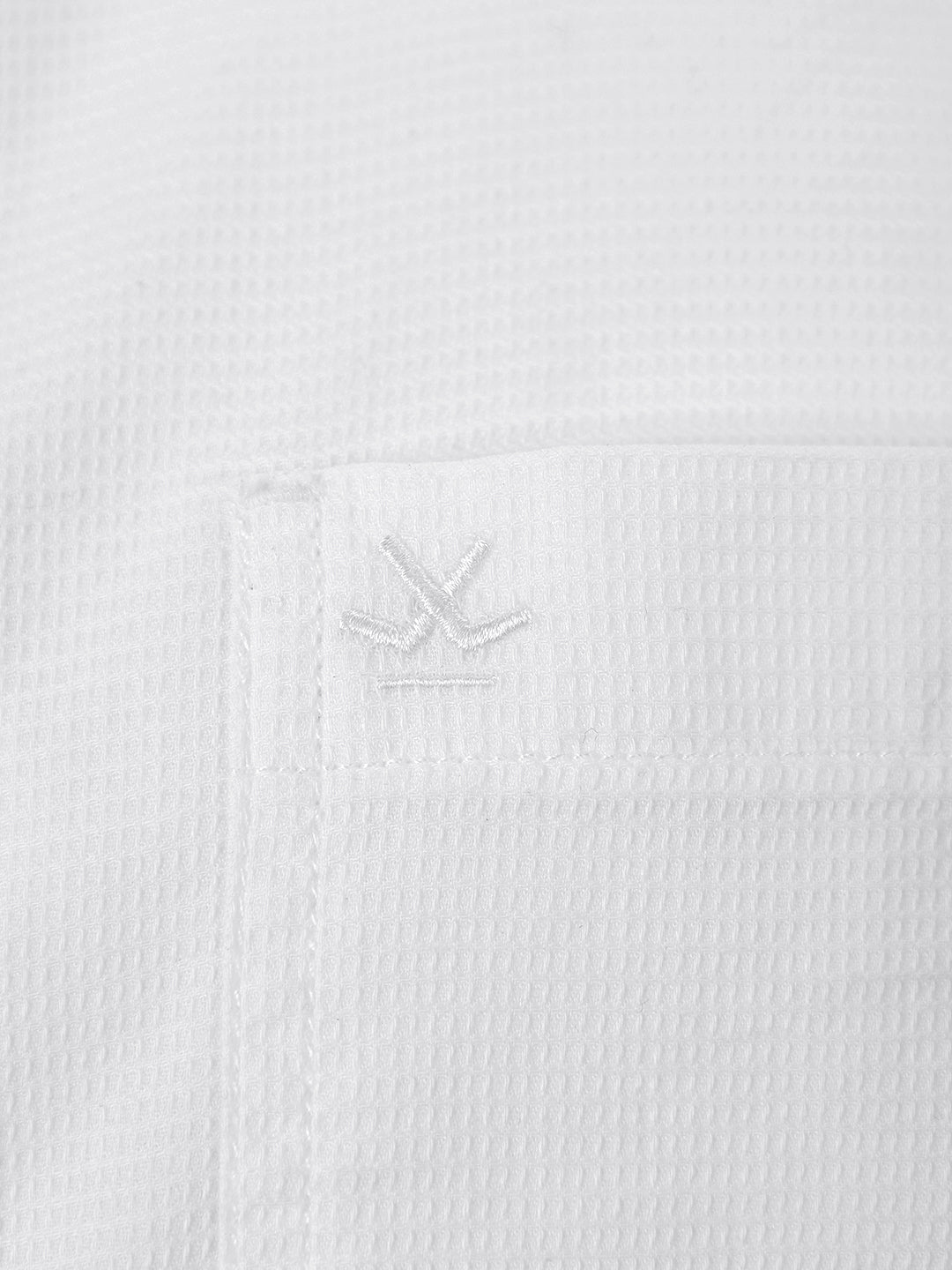 Slim Fit Solid Full Sleeve Shirt | White