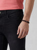 Solid Slim Fit Denim Jeans | Black