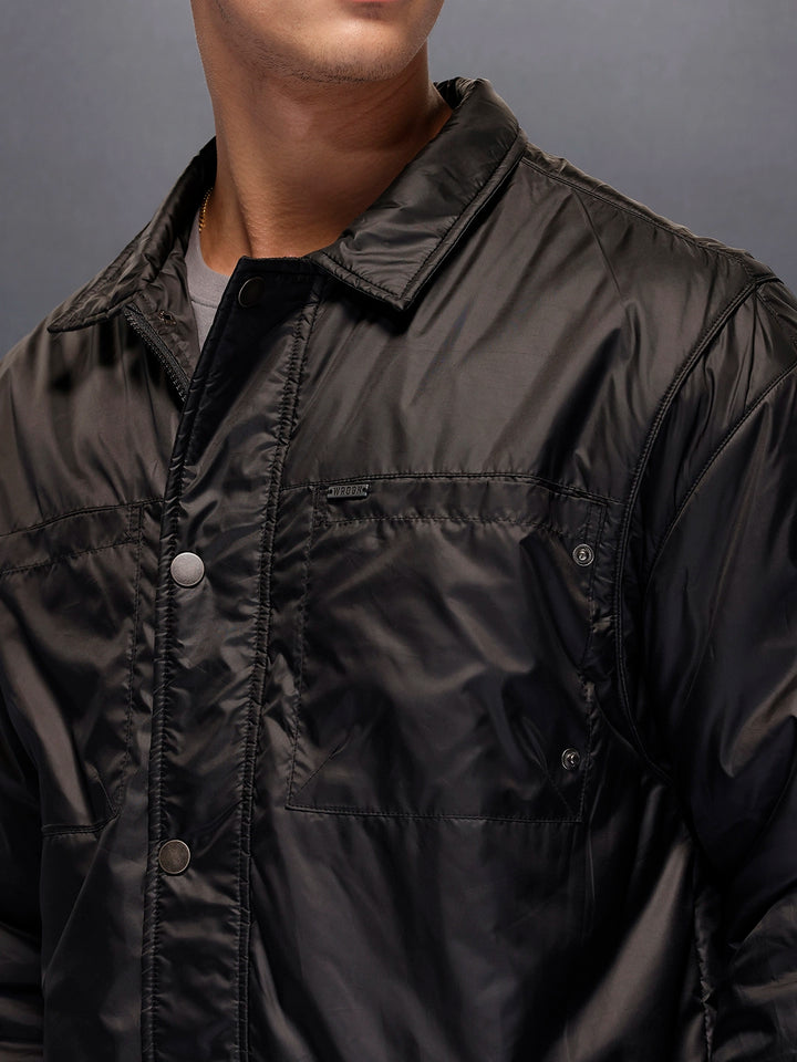 Men's Casual Oversized Jacket  | Black