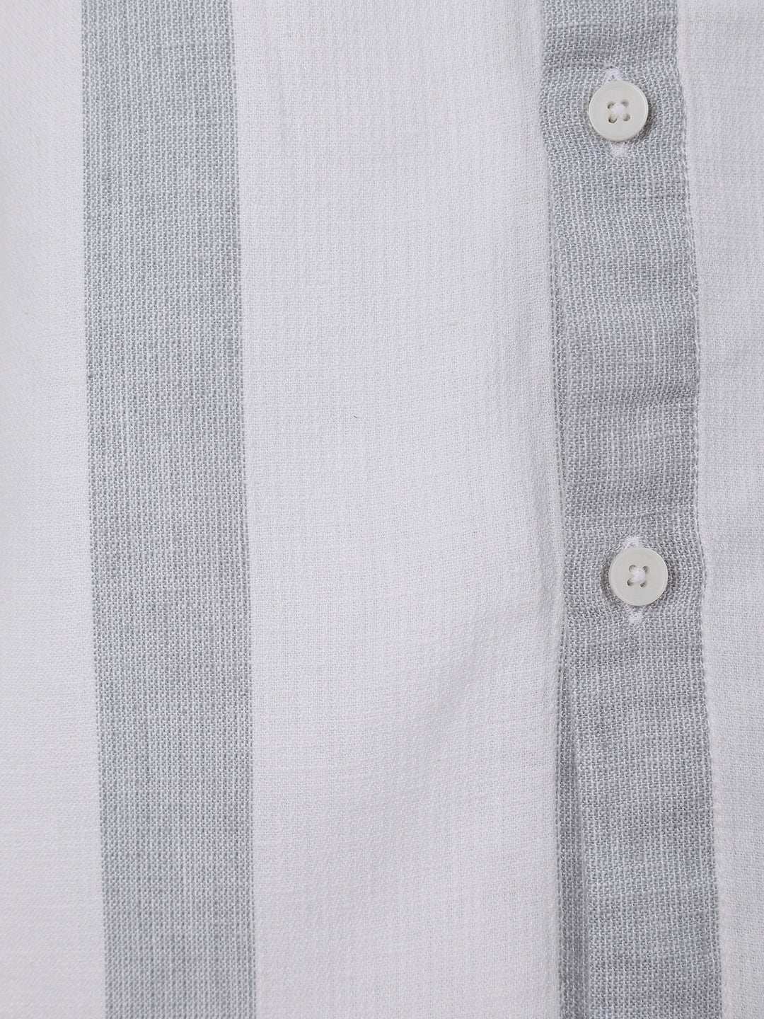 Regular Fit Striped Shirt | White