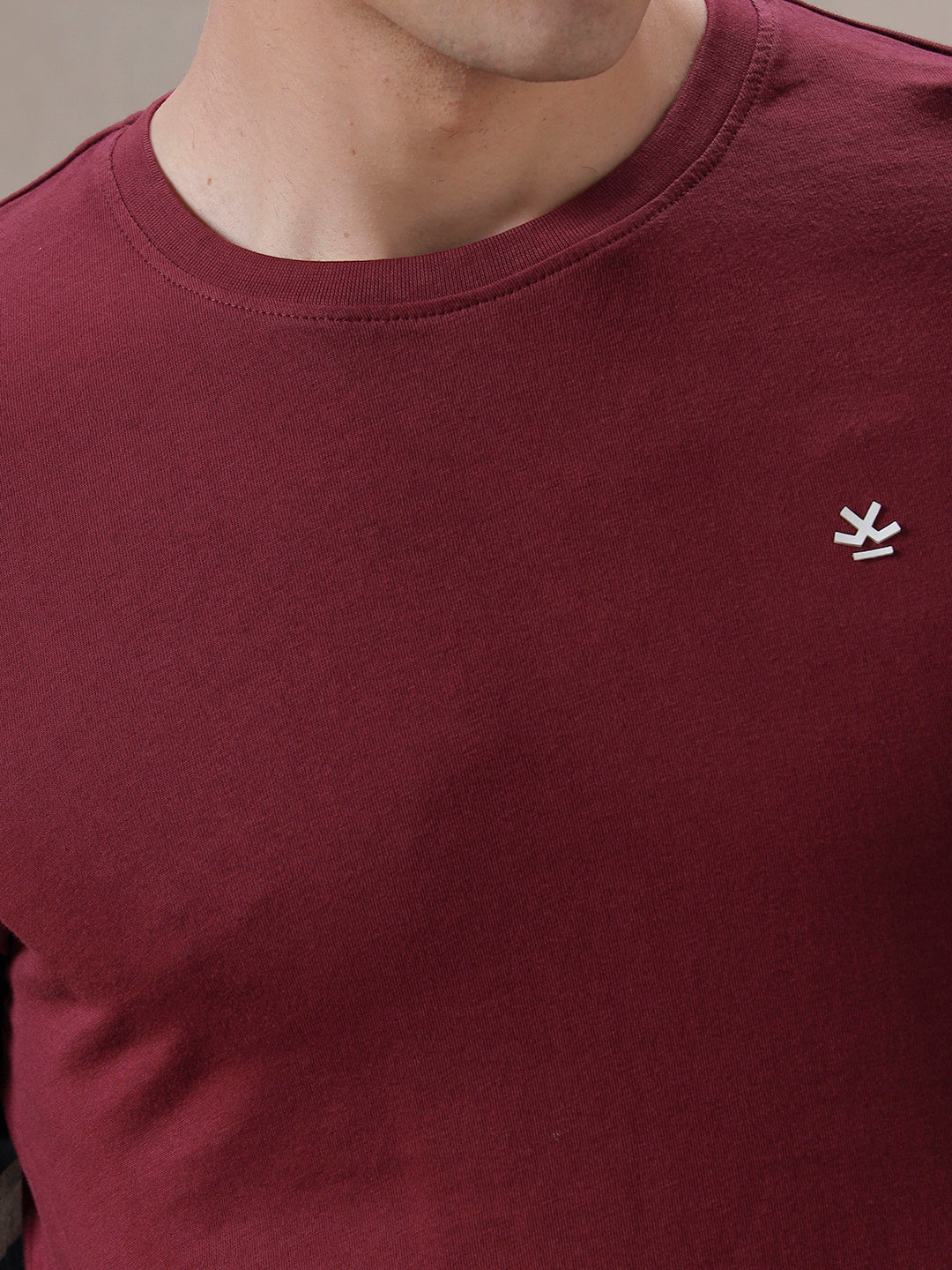 Raglan Long Sleeve Maroon T-Shirt