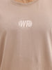 Oversized Placement Printed T-Shirt | Brown