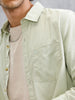 Solid Regular Fit Shirt | Light Green
