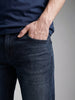 Skinny Crop Faded Denim Jeans | Blue