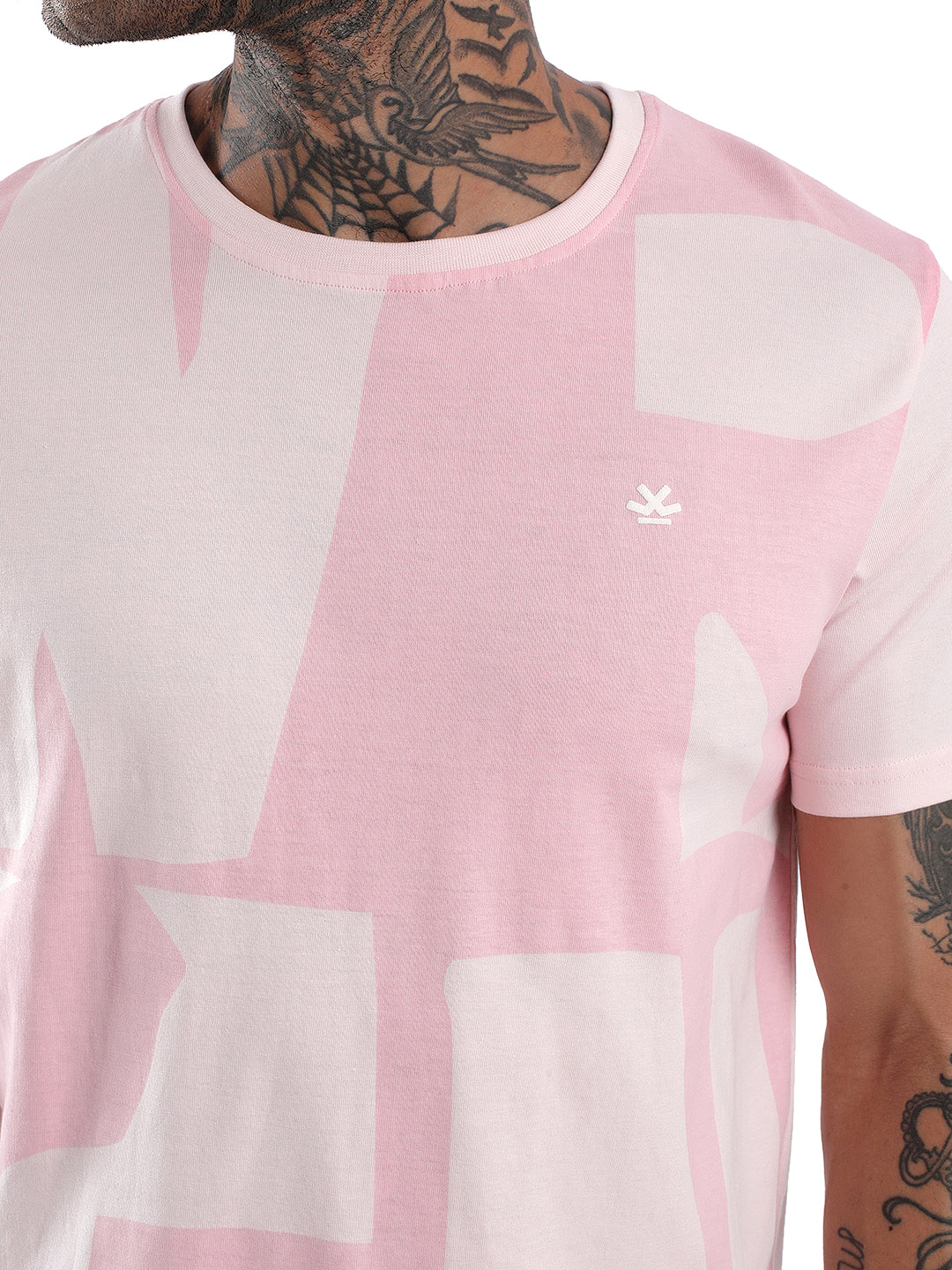 Elite Pink Printed T-Shirt