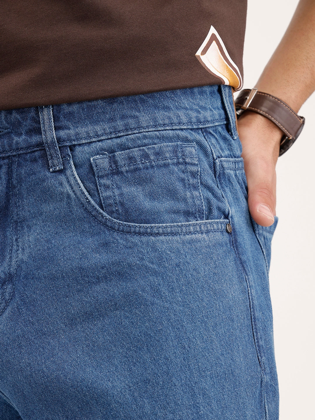 Loose Fit Denim Jeans | Blue