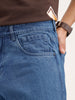 Loose Fit Denim Jeans | Blue