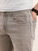 Slim Fit Faded Denim Jeans | Grey