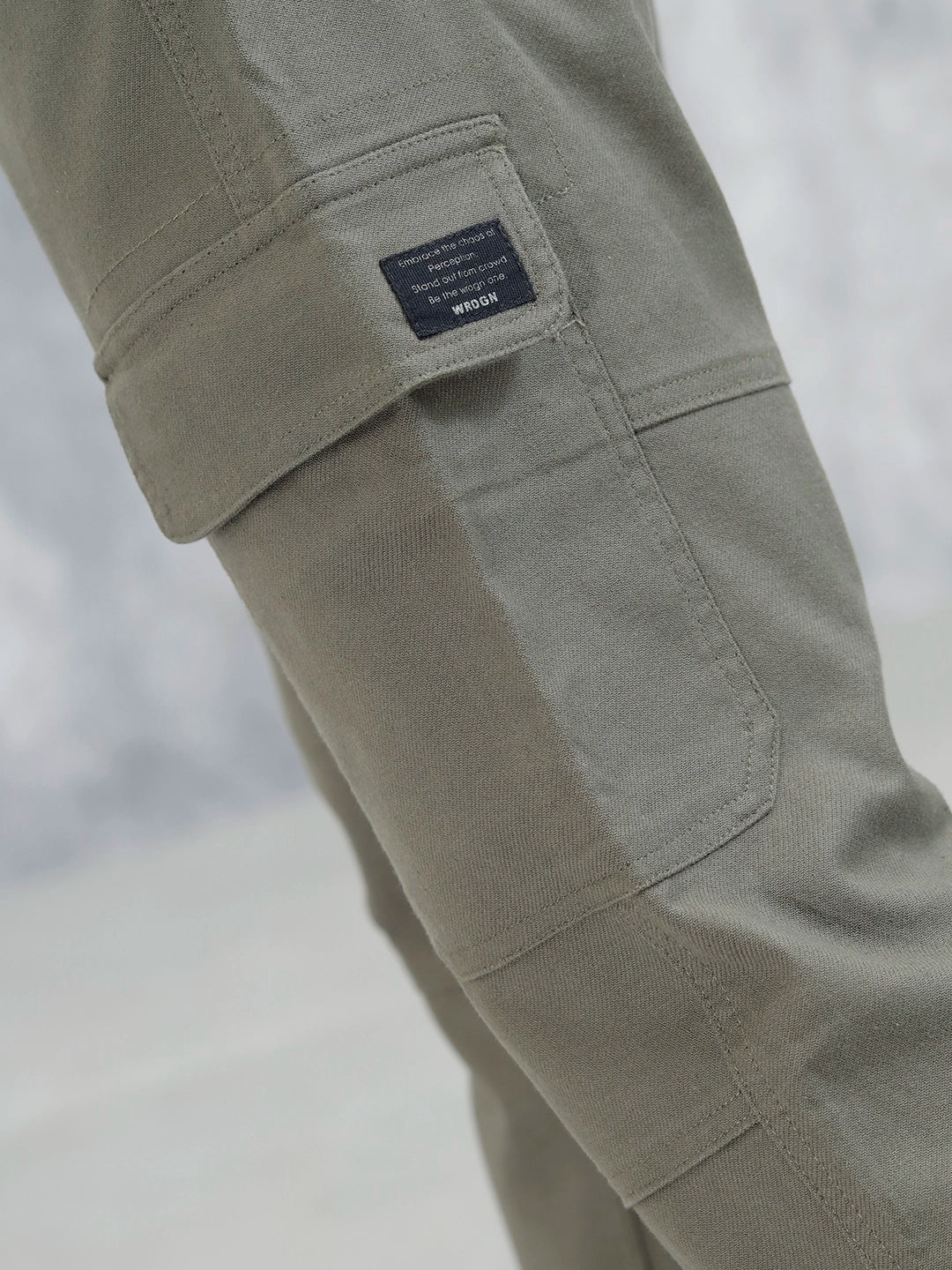 Men's Casual Relaxed Fit Cargo Trousers | Green
