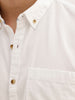 Solid Regular Fit Full Sleeve Shirt | White