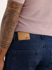 Solid Slim Fit Denim Jeans | Dark Blue