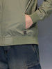 Lightweight zip-up jacket | Olive