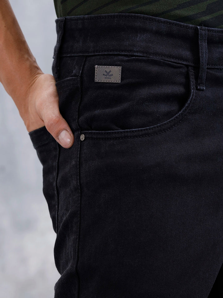 Men's Casual Slim Fit Jeans | Black