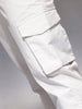 Men’s straight fit cargo trousers | Grey