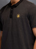 Regualr Fit Polo T-Shirt With Tonal Neck Detail | Grey