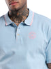 Light Blue Tipping Polo T-Shirt