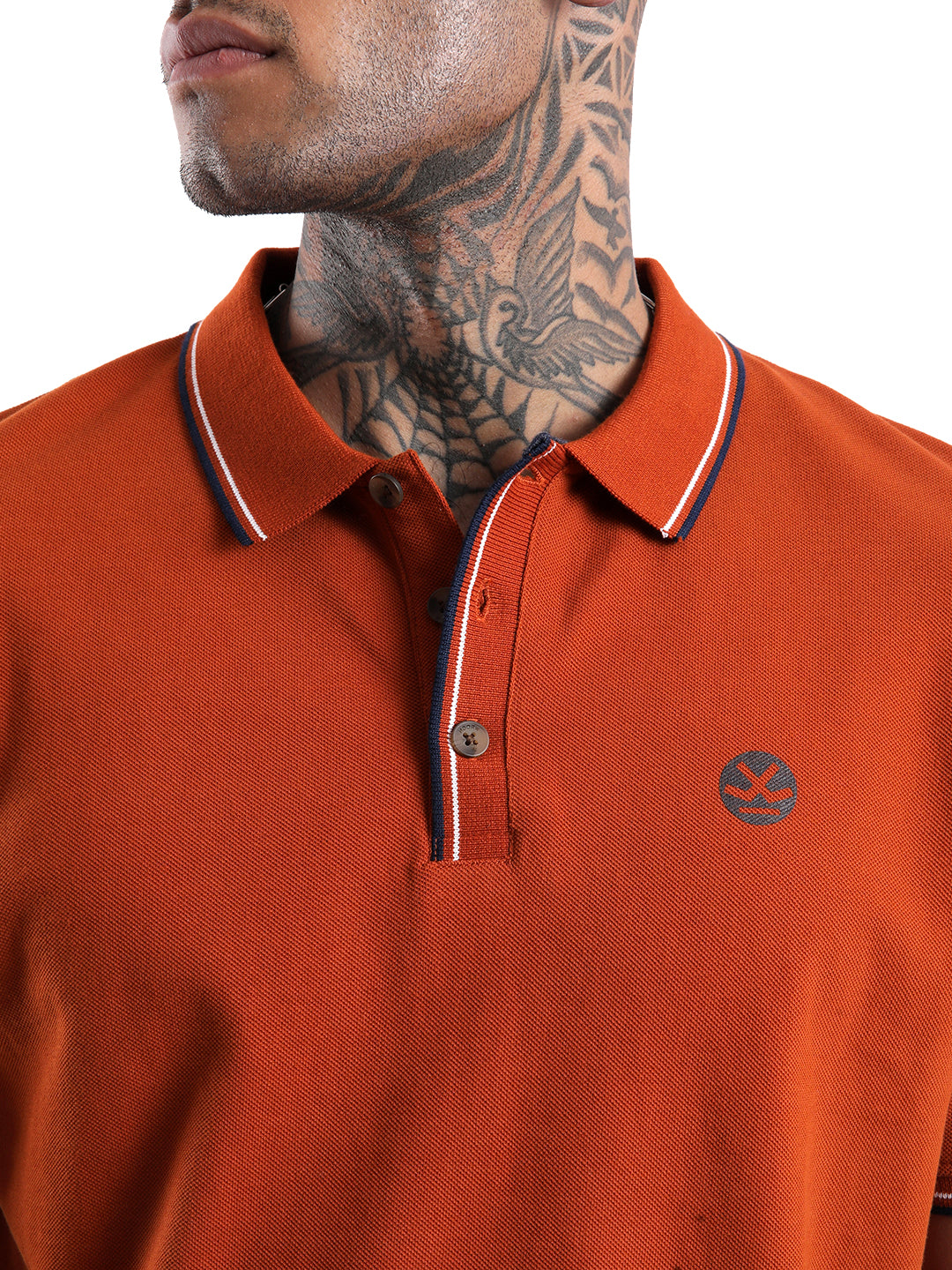 Rust Tipping Polo T-Shirt