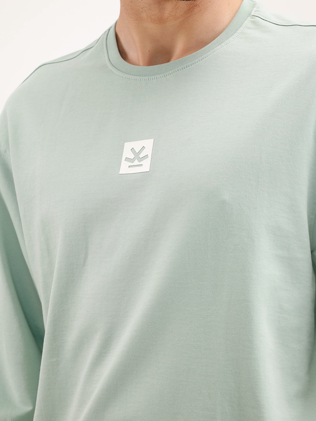 Oversized Fit 3/4 Sleeves T-Shirt | Green