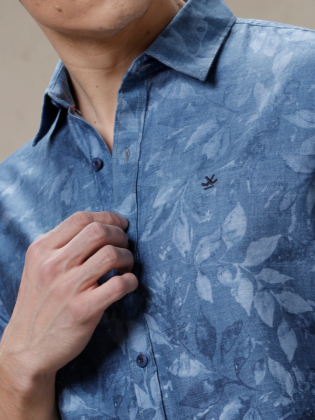 Printed Leaves AOP Shirt