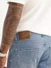 Washed Slim Fit Denim Jeans | Light Blue