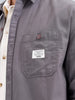 Men's Oversized Double Pocket Casual Shirt | Grey