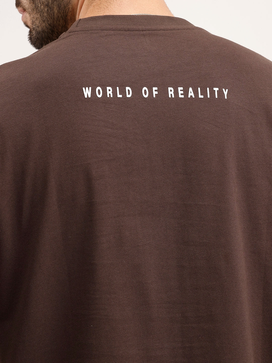 Oversized Fit T-Shirt | Brown