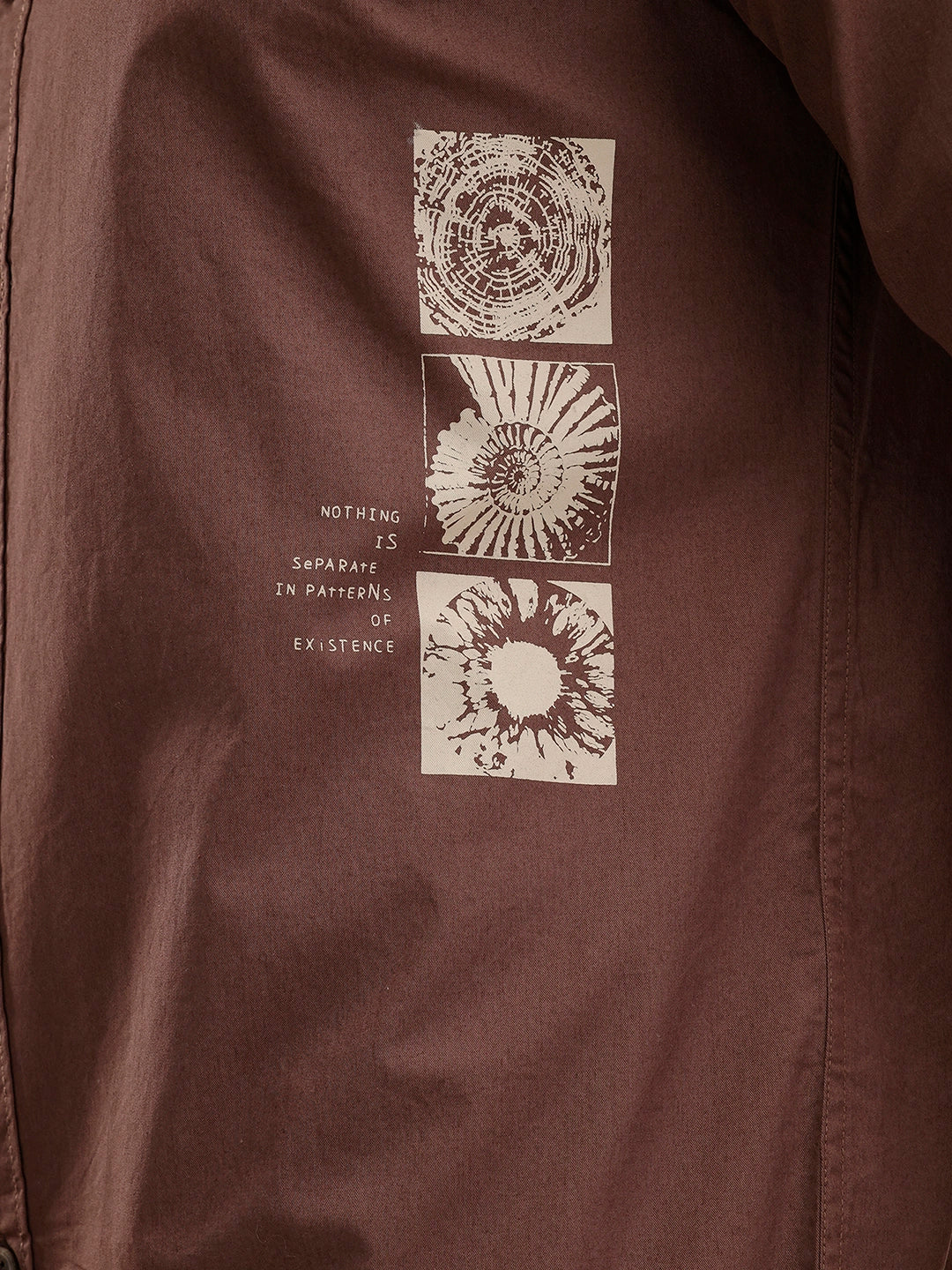 Regular Fit Placement Printed Shirt | Brown