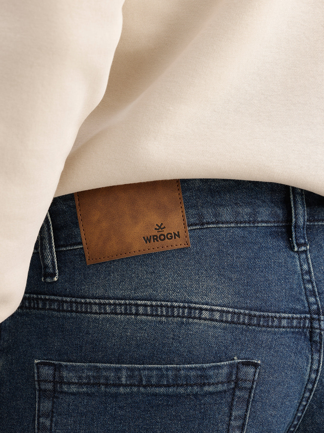 Distressed Slim Fit Denim Jeans | Blue