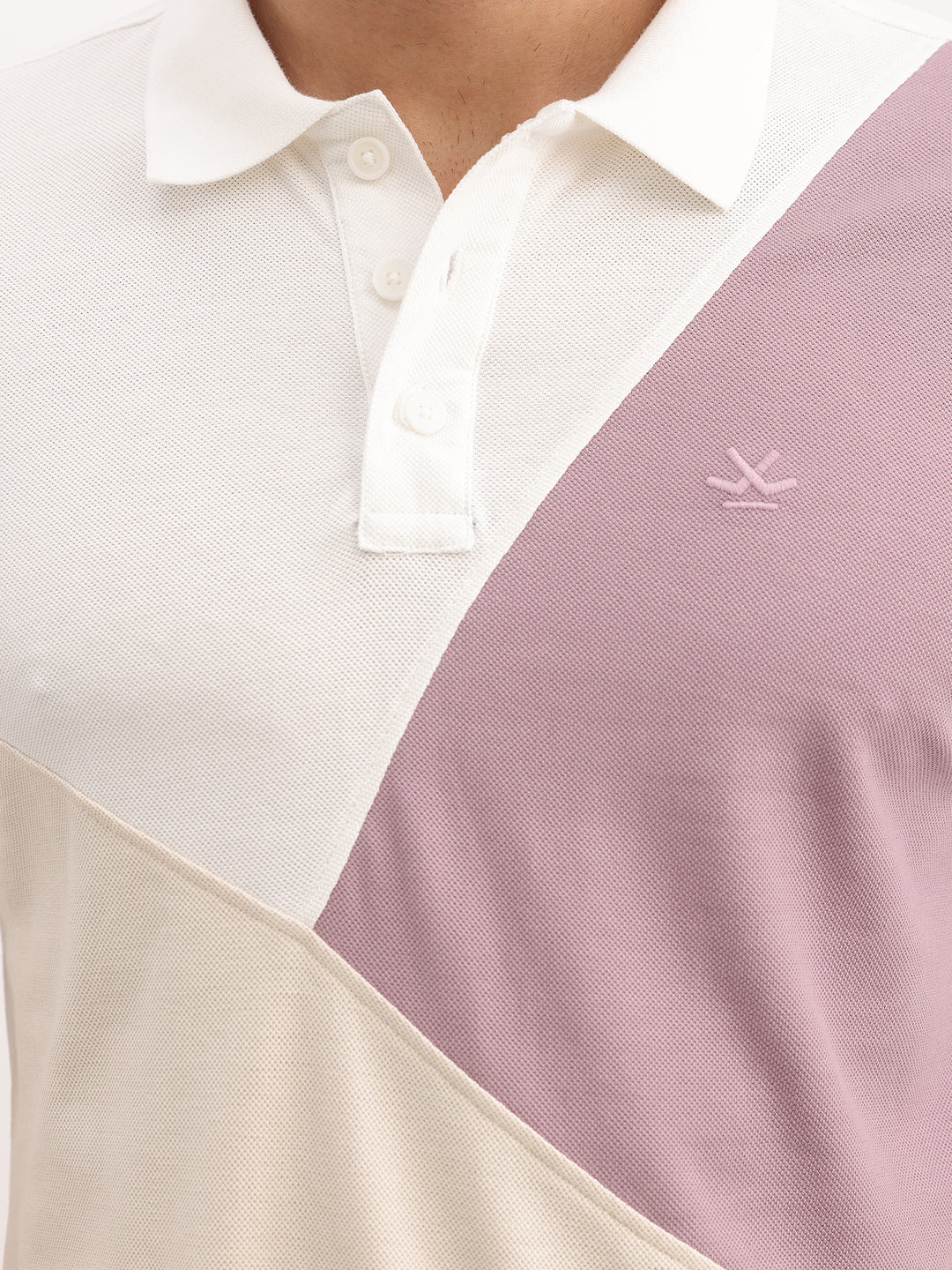 Classic Slim Fit Cut & Sew Polo T-Shirt | Off White