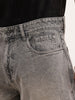 Loose Fit Faded Denim Jeans  | Grey