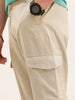 Anti Fit Cargo Trouser | Beige