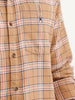 Slim Fit Full Sleeve Checkered Shirt | Khaki | WSH02FSSL0335S