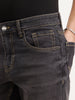 Straight Fit Denim Jeans | Grey