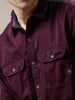 Solid Maroon Trim Shirt