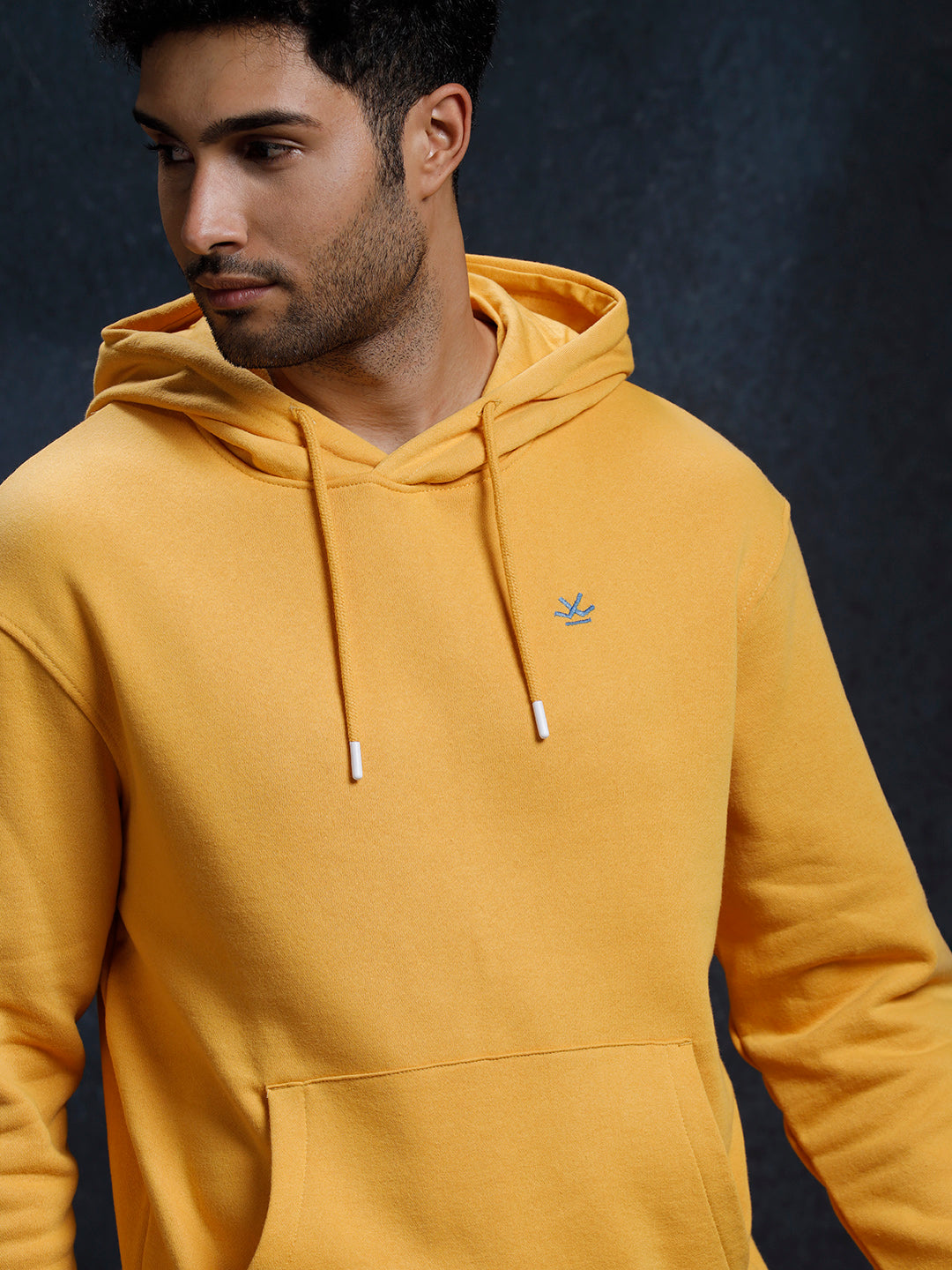 Urban Classic Solid Yellow Hoodie