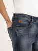 Slim Fit Distressed Denim Jeans | Blue