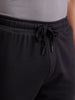 Solid Relaxed Fit Joggers  | Black