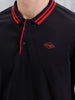 Polo T-Shirt With Contrast Trim Details | Black